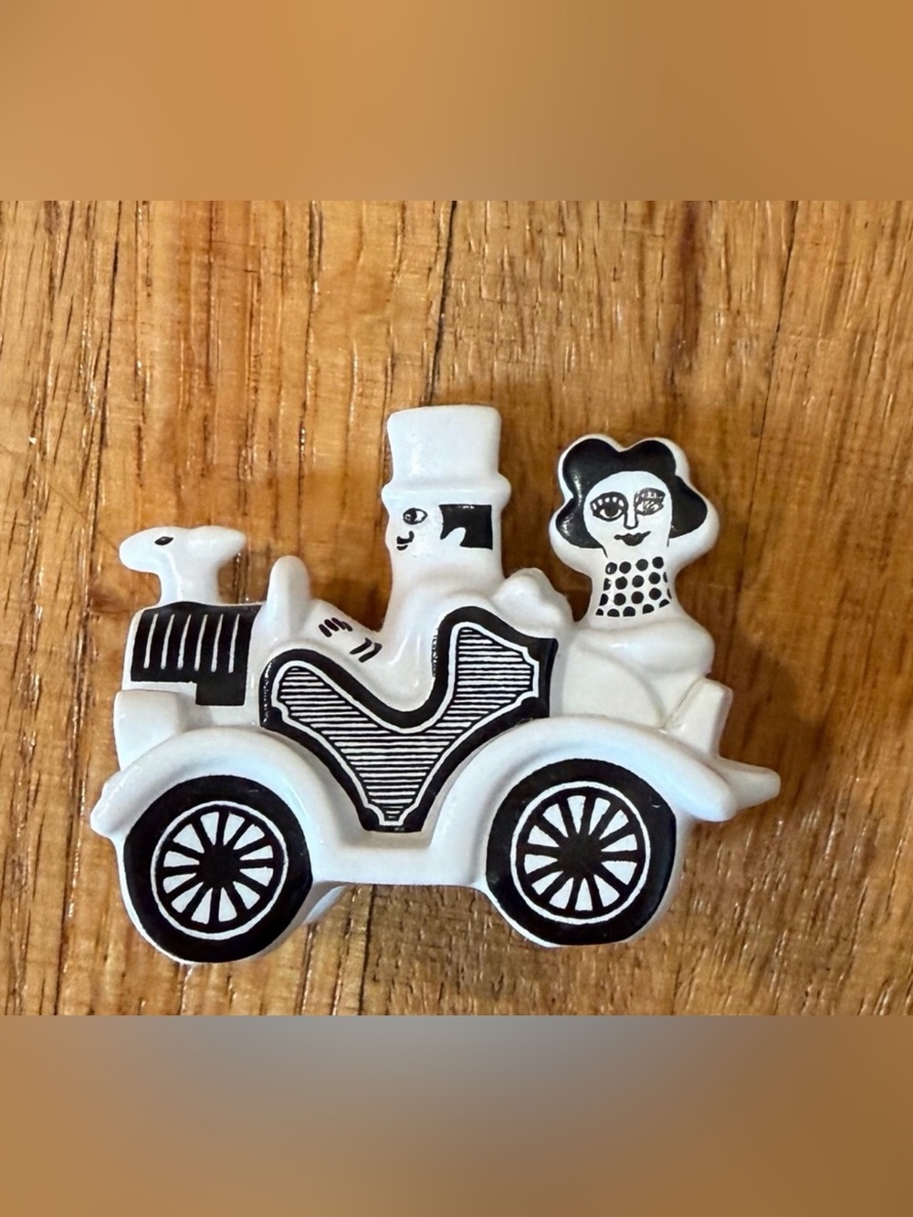 Artist Lisa Larson: Collectable Figurine of “Car” from Traffic Series!
